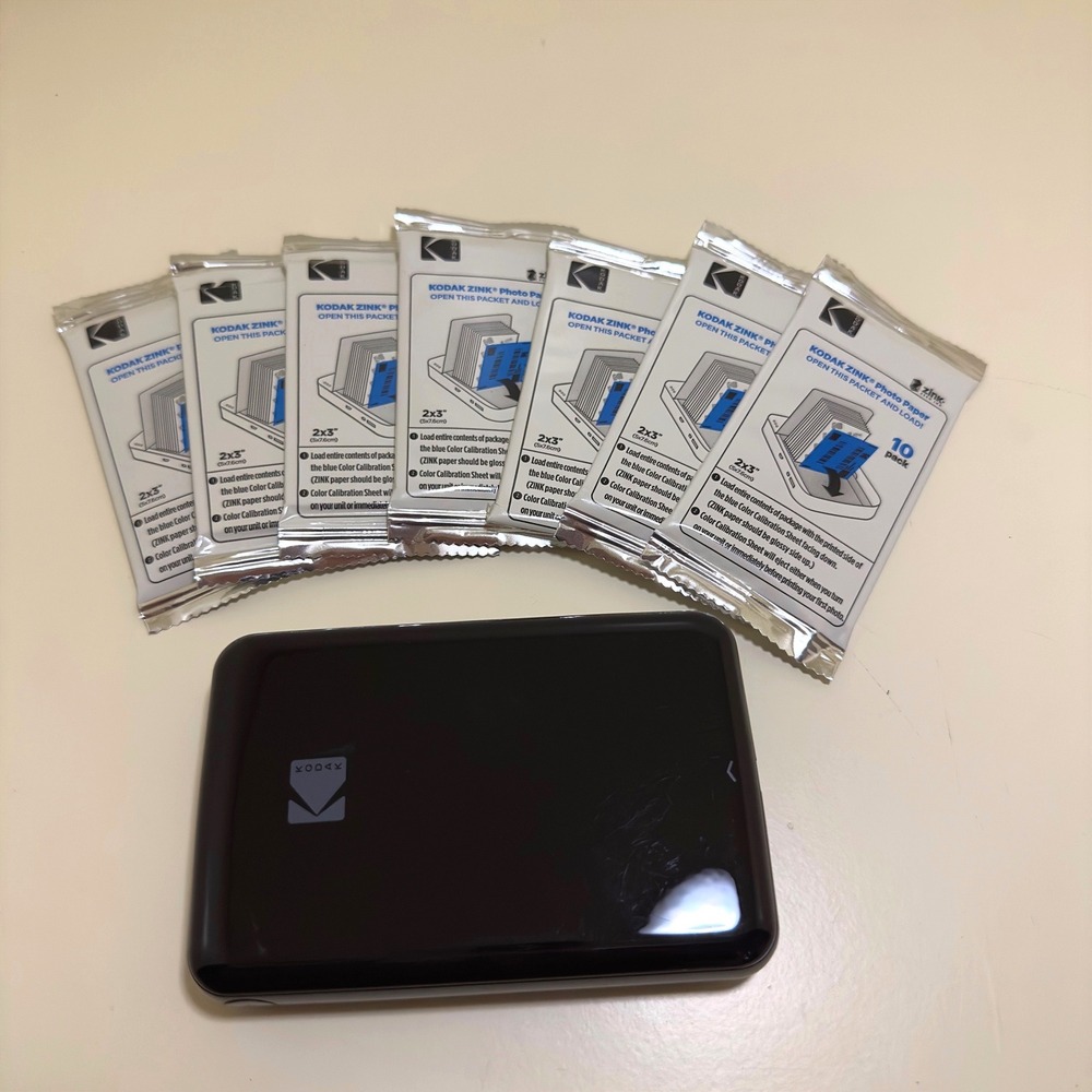 Kodak Step Mobile Wireless Instant Photo Printer Black Photography